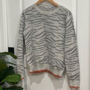 Fate 
Zebra Print Thin Knit sweater